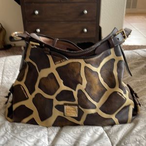 Dooney and Bourke animal print handbag